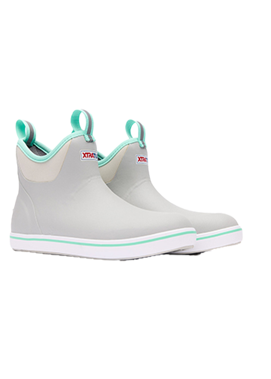 Women's 6in Ankle Deck Boot-Grey