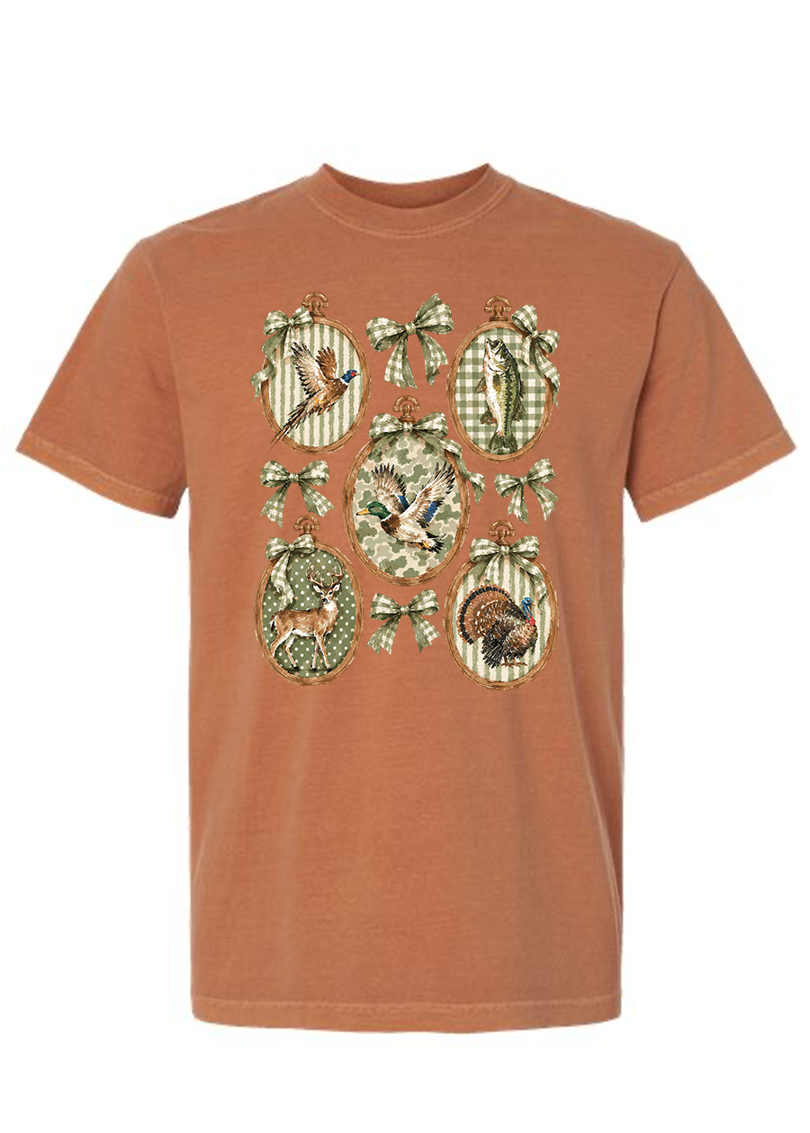 ADULT Coquette Camo COMFORT COLORS Tee
