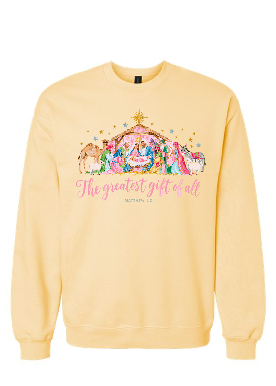 YOUTH The Greatest Gift of All Crewneck