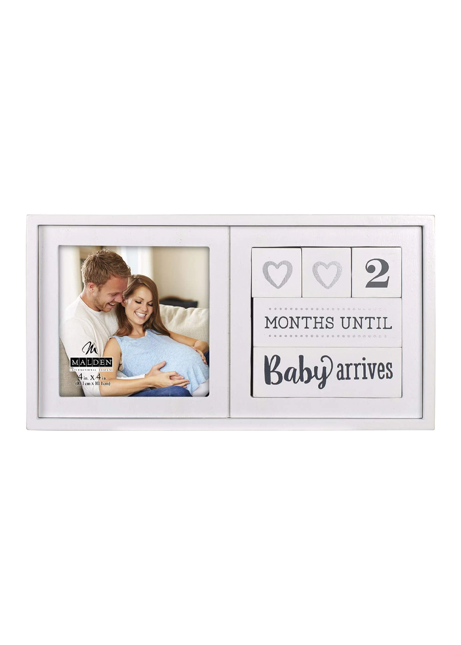 Baby Countdown Blocks Frame