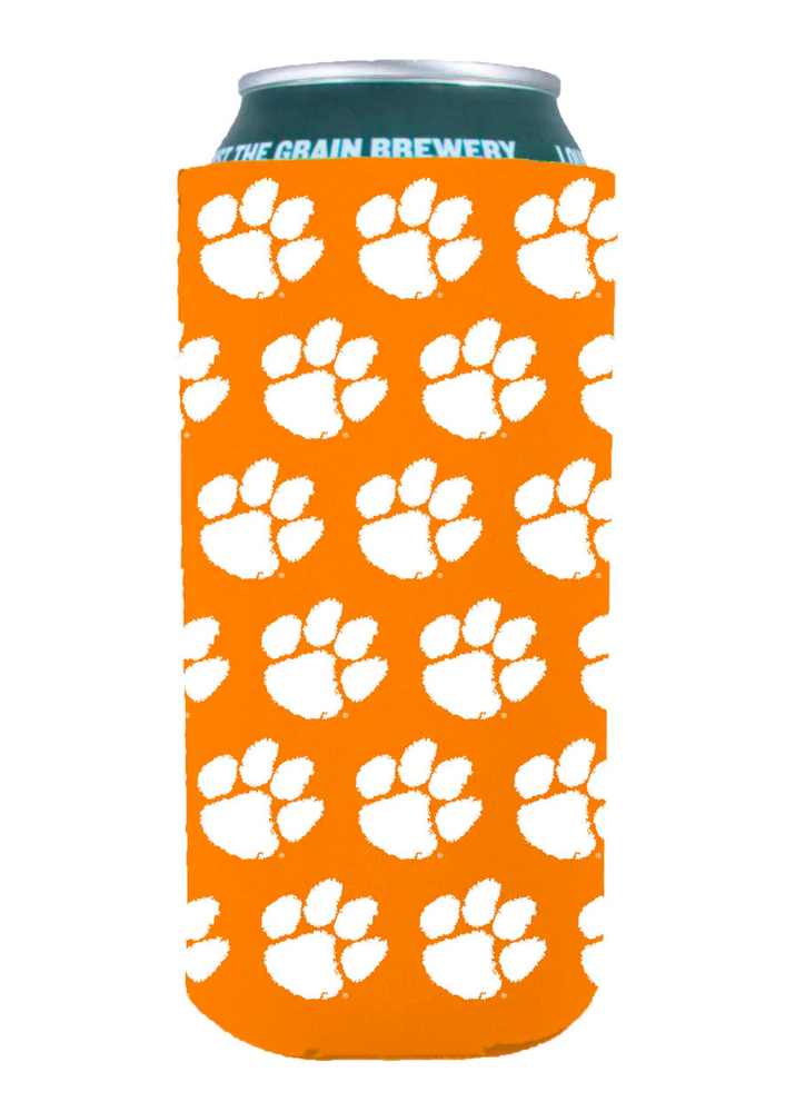 Clemson Tiger Paw Koozie
