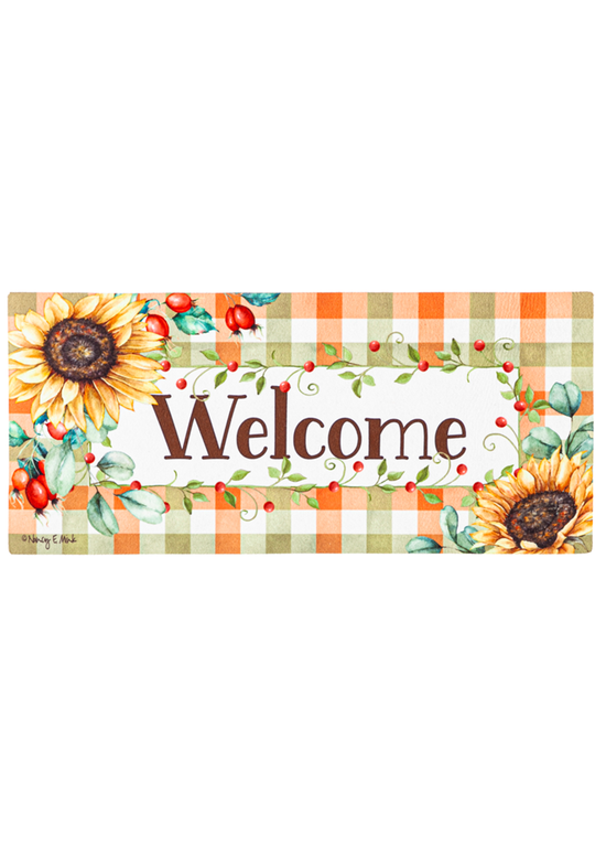 Farmhouse Fall Wreath Sassafras Switch Mat