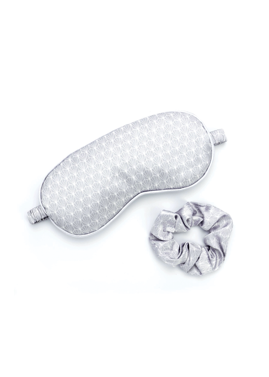 Load image into Gallery viewer, Silky Satin Eye Mask &amp;amp; Scrunchie Set
