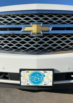 Style J License Plate