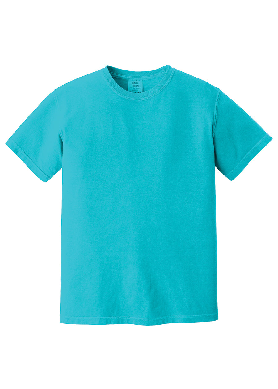Comfort Color Left Chest Monogrammed Tee
