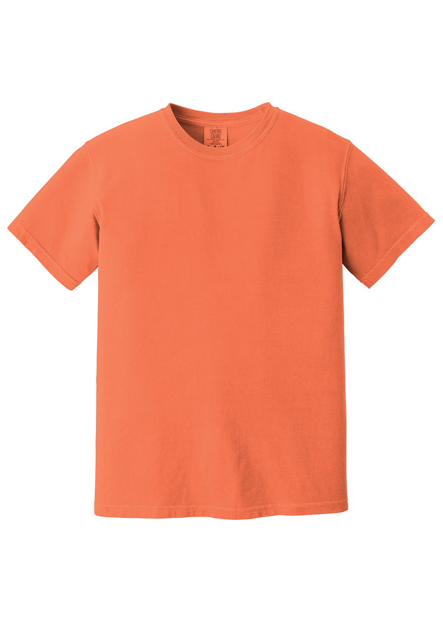 Comfort Color Left Chest Monogrammed Tee