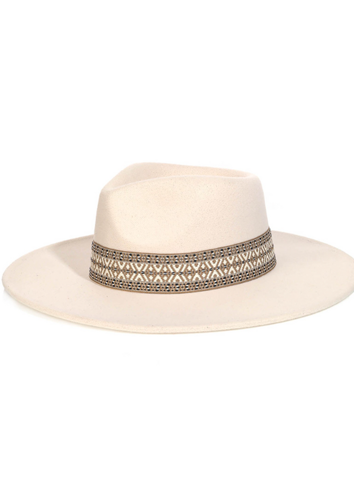 
            
                Load image into Gallery viewer, Sterling Fedora Hat
            
        