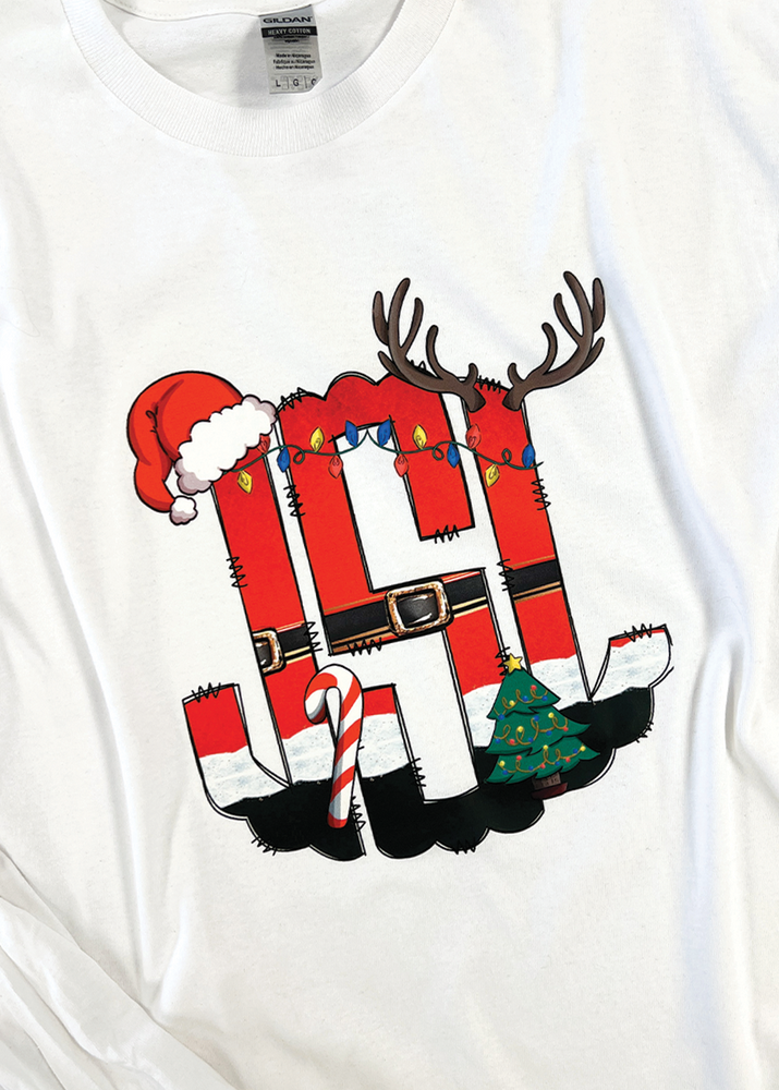 Santa Monogram L/S