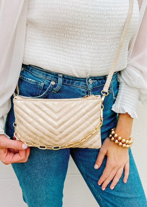 Sherman Quilted Crossbody