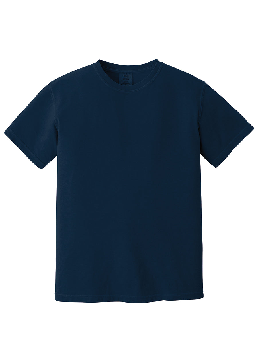Comfort Color Left Chest Monogrammed Tee