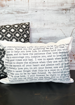 Wedding Vows Pillow