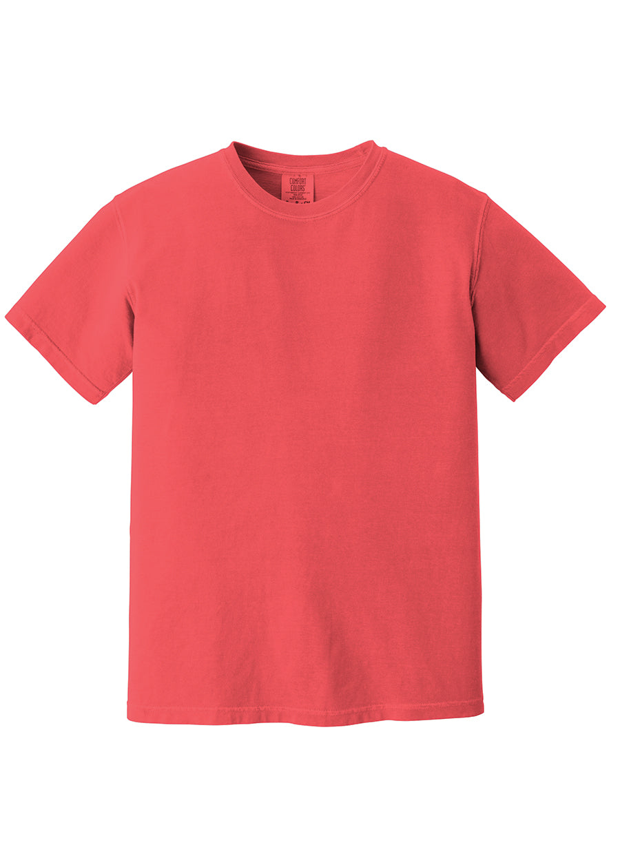Comfort Color Left Chest Monogrammed Tee