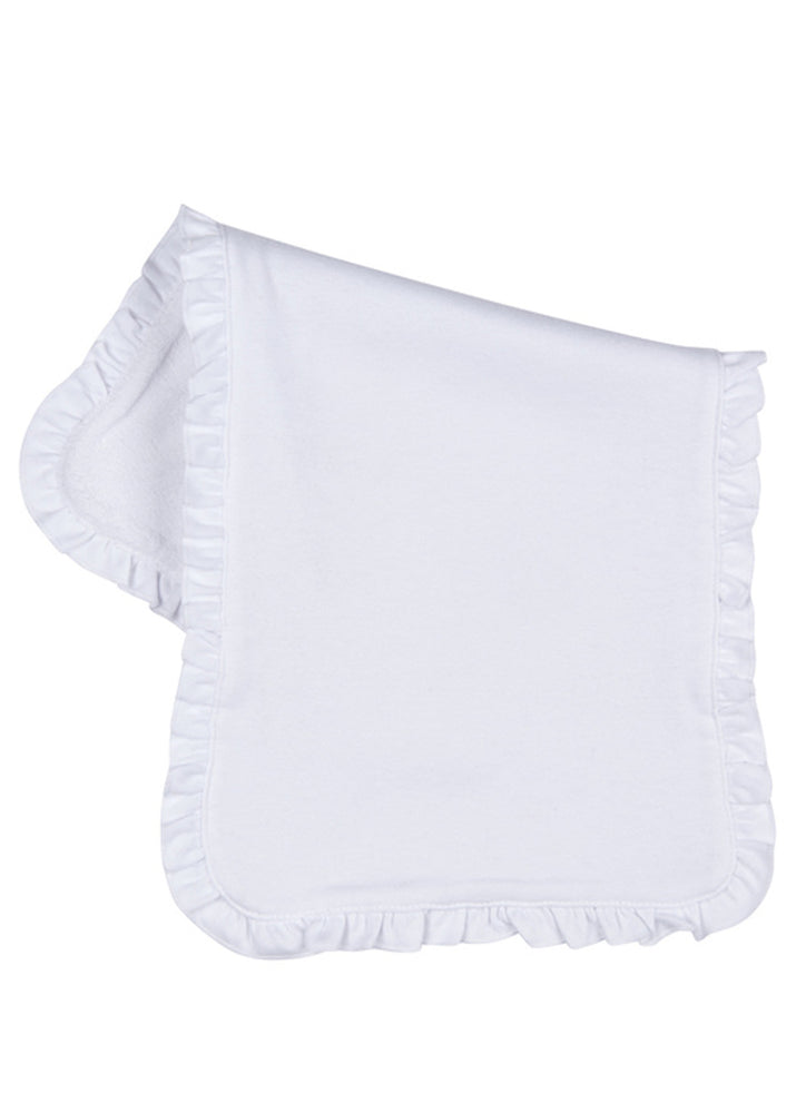 BB Ruffle Burp Cloth