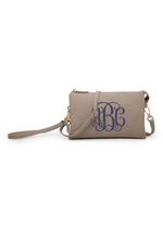 Riley Crossbody-Warm Gray