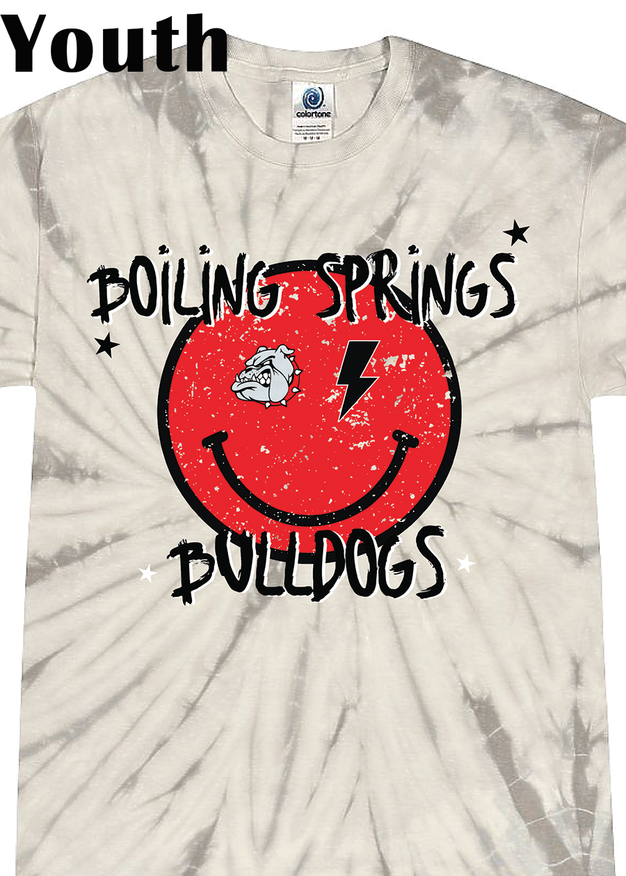 Youth Bulldog Game Day Smile Tee