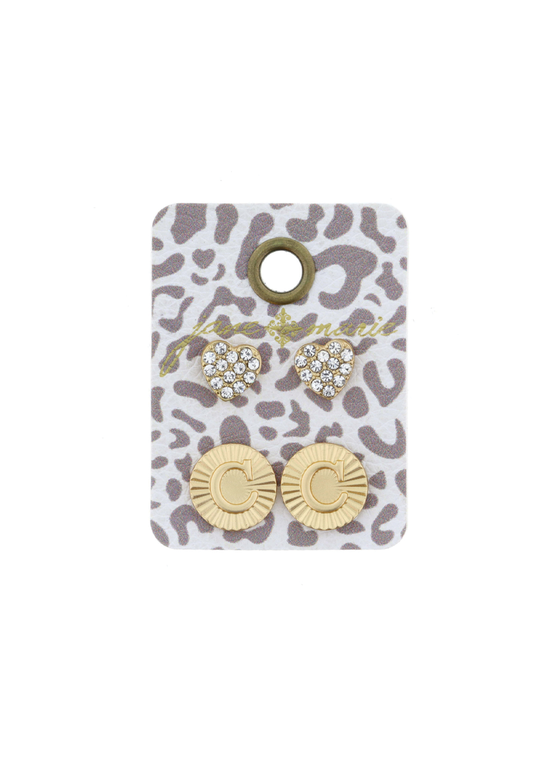 My Mark! Initial Earrings