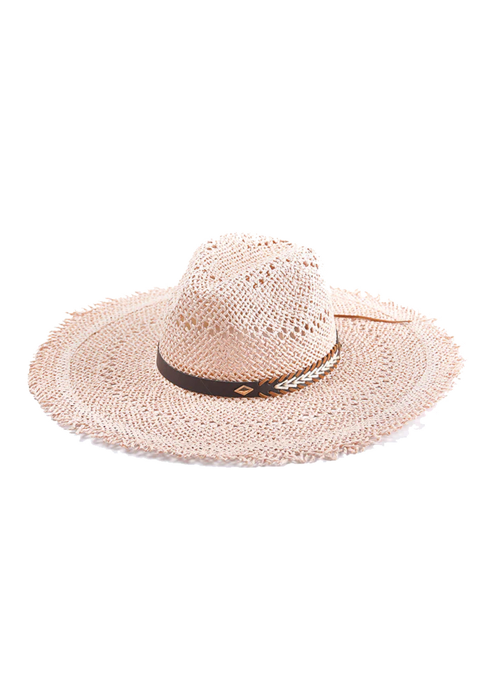 Claudia Fringe Trim Hat