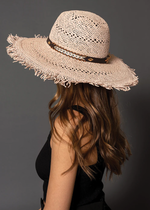 Claudia Fringe Trim Hat