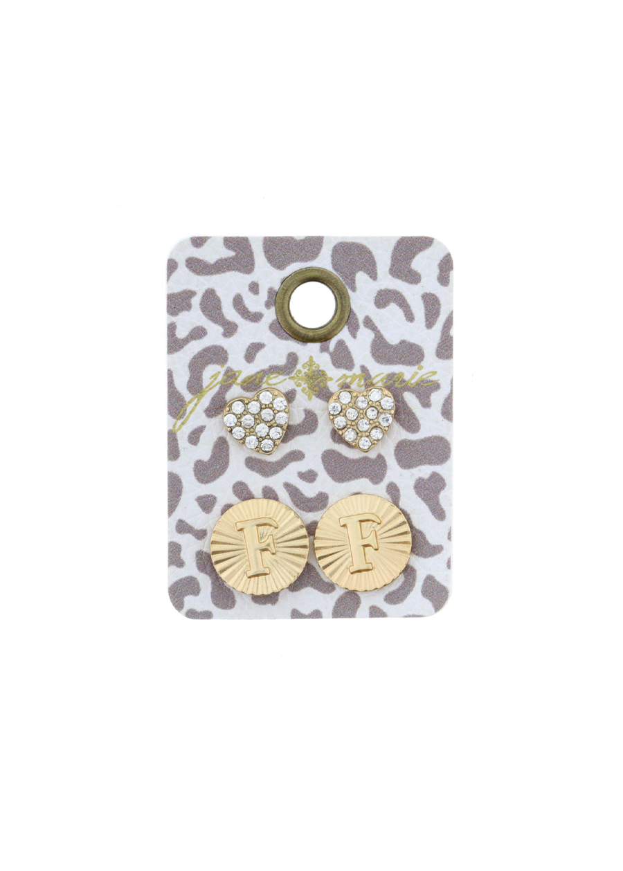 My Mark! Initial Earrings