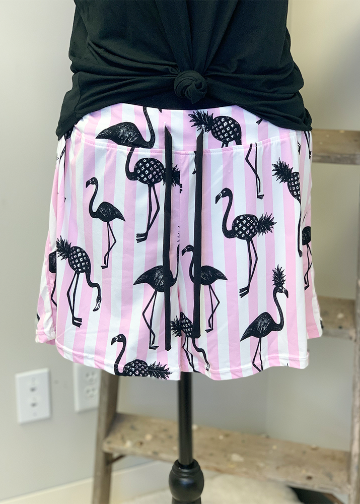 Pineapple Flamingo Short