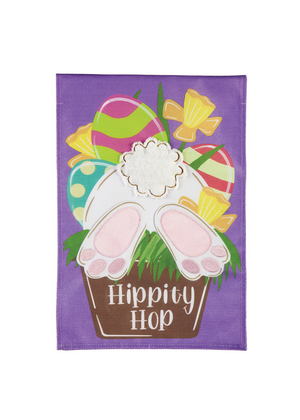 Hip Hop Bunny Garden Flag