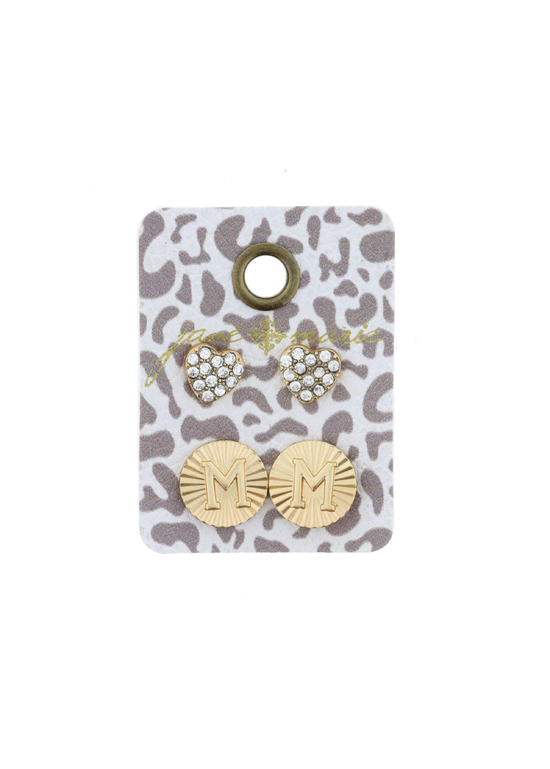 My Mark! Initial Earrings