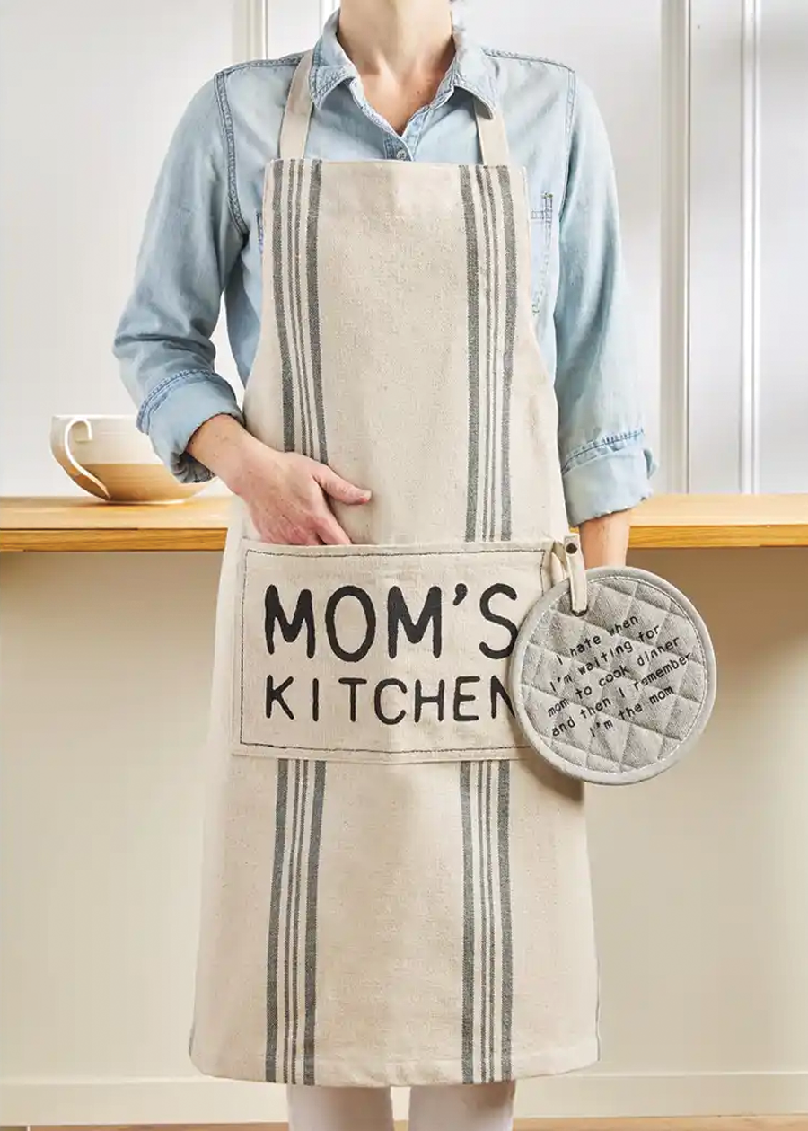 Load image into Gallery viewer, Mom&amp;#39;s Kitchen Apron Set
