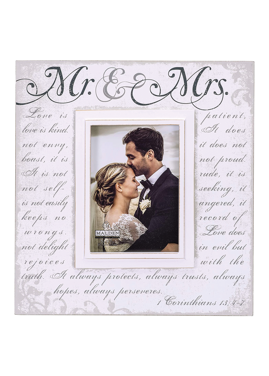 Mr. & Mrs. Corinthian Script Frame