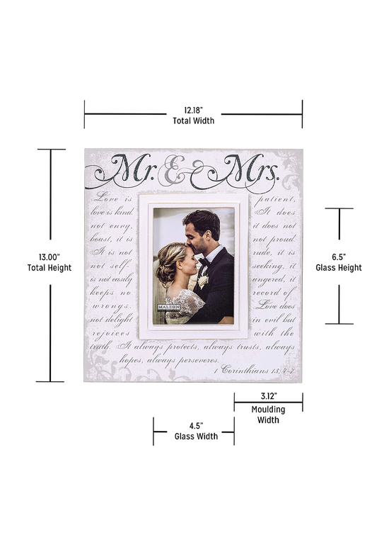 Mr. & Mrs. Corinthian Script Frame