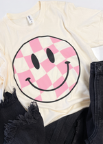 Pink Checkered Smile