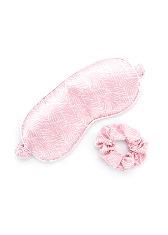Load image into Gallery viewer, Silky Satin Eye Mask &amp;amp; Scrunchie Set
